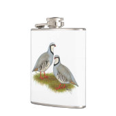 Chukar Partridge Pair Heupfles (Links)