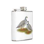 Chukar Partridge Pair Heupfles (Rechts)
