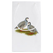 Chukar Partridge Pair Klein Cadeauzakje (Achterkant)