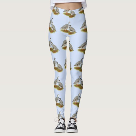 Chukar Partridge Pair Leggings (Voorkant)