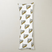 Chukar Partridge Pair Lichaamskussen (Achterkant (Verticaal))