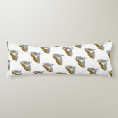 Chukar Partridge Pair Lichaamskussen (Voorkant)