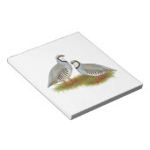 Chukar Partridge Pair Notitieblok (Schuin)