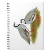 Chukar Partridge Pair Notitieboek (Voorkant)
