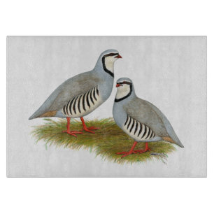 Chukar Partridge Pair Snijplank