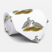 Chukar Partridge Pair Stropdas (Opgerold)