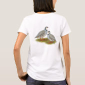 Chukar Partridge Pair T-shirt (Achterkant)