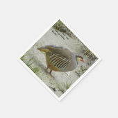 Chukar Partridge Servet (Hoek)