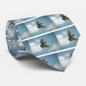 Chukar-patrijs tijdens de vlucht stropdas (Opgerold)