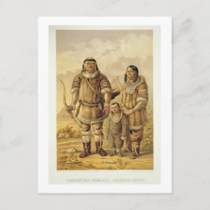 Chukchi Nomads, gegraveerd door Winckelmann en Son Briefkaart