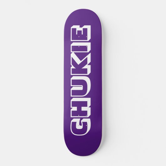 CHUKIE / JMT SKATEBOARD (Voorkant)