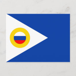 chukotka vlag rusland republiek regio briefkaart