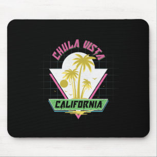 Chula Vista Californië Retro Vaporwave Strand Muismat