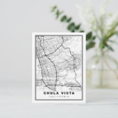 Chula Vista-kaart Briefkaart (Staand voorkant)