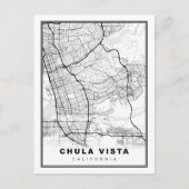 Chula Vista-kaart Briefkaart (Voorkant)