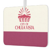 Chula Vista-stadsvlag Luchtverfrisser (Links)