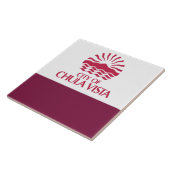 Chula Vista-stadsvlag Tegeltje (Zijkant)