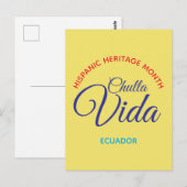 Chulla Vida / Ecuador Briefkaart (Voorkant / Achterkant)