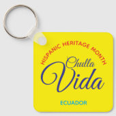 Chulla Vida / Ecuador Sleutelhanger (Voorkant)