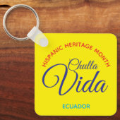Chulla Vida / Ecuador Sleutelhanger (Voorkant)