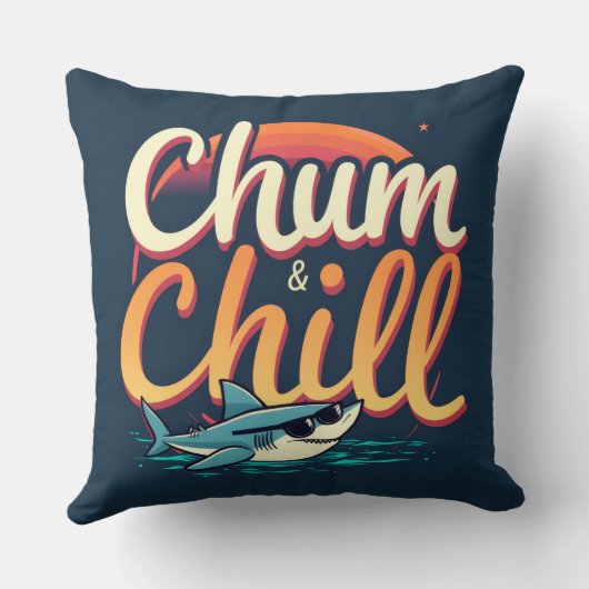 Chum and Chill Kussen (Achterkant)
