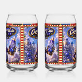 Chum bosbessen cola/drinkware/ bosbessen cola blikvorm glas (Links)