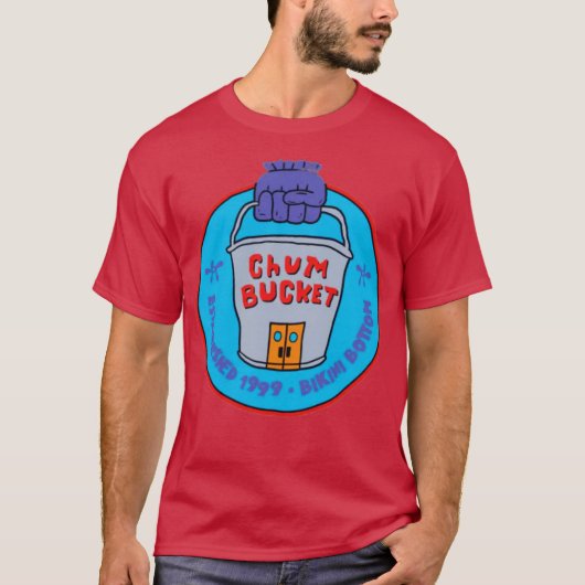 Chum Bucket - Bikini Bottom T-shirt (Voorkant)