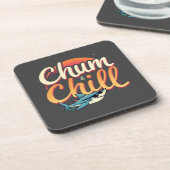 Chum en Chill Bier Onderzetter (Linkerzijde)