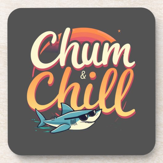 Chum en Chill Bier Onderzetter (Voorkant)