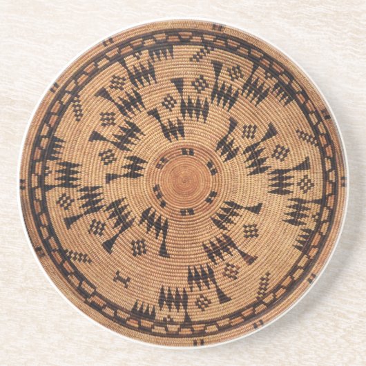 Chumash Native American Art Zandsteen Onderzetter (Voorkant)