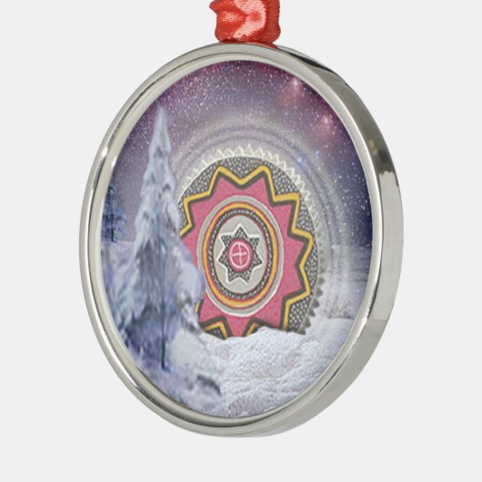 Chumash-symbool Metalen Ornament (Links)