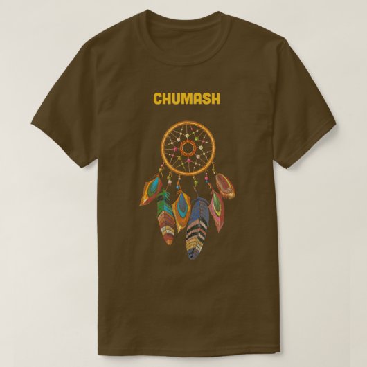 Chumash Tribe Native American Indian  Dream T-shirt (Design voorkant)