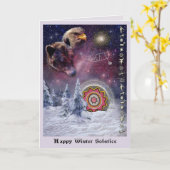 Chumash Winter Solstice Kaart (Gele Bloem)