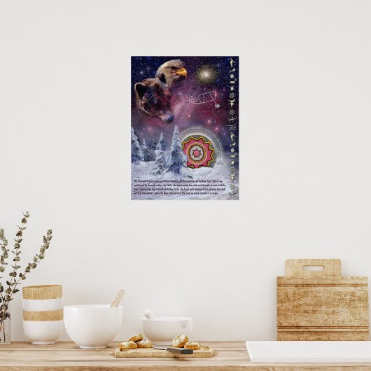 Chumash Winter Solstice Poster (Keuken)