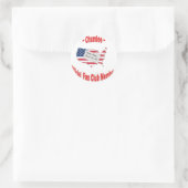 Chumlee-Fan-Club Ronde Sticker (Tas)