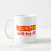 Chumlee zal het proberen koffiemok (Links)