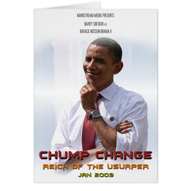 Chump Change (Obama) (Voorkant)
