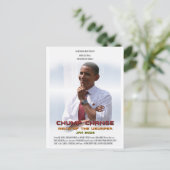 Chump Change (Obama) Briefkaart (Staand voorkant)