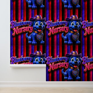 chums blueberry Nursery/blueberry dog wallpaper Behang
