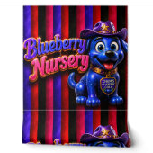 chums blueberry Nursery/blueberry dog wallpaper Behang (Afrollen)