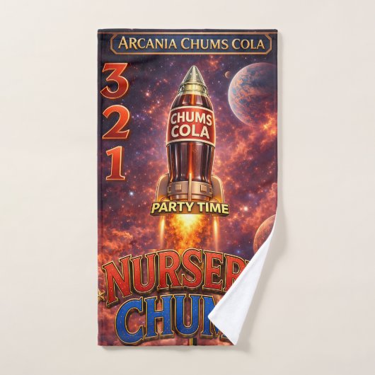 Chums cola raketen/badkamer lancering bad handdoek (Handdoek)