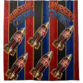 Chums Rockets/badkameraccessoires/chums cola Douchegordijn (Voorkant)