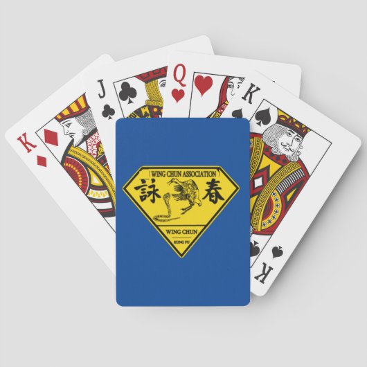 Chun 2 pokerkaarten (Achterkant)