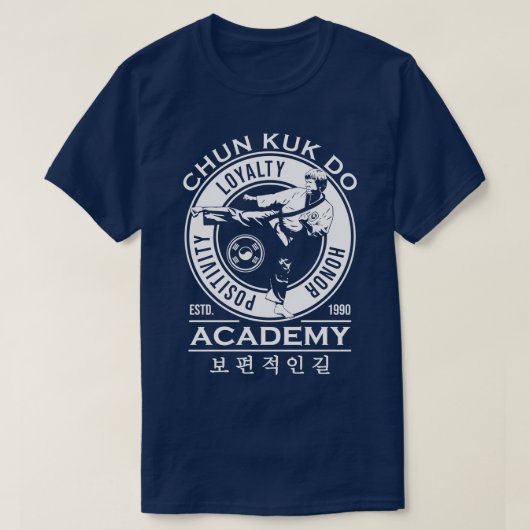 Chun Kuk Do Fictional Martial Arts Academy T-shirt (Design voorkant)