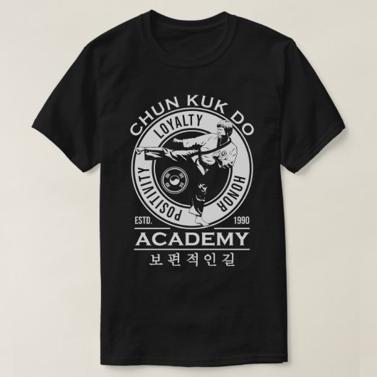 Chun Kuk Do Fictional Martial Arts Academy TShirt (Design voorkant)