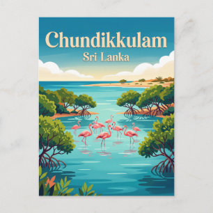 Chundikkulam Nationaal Park Sri Lanka Briefkaart
