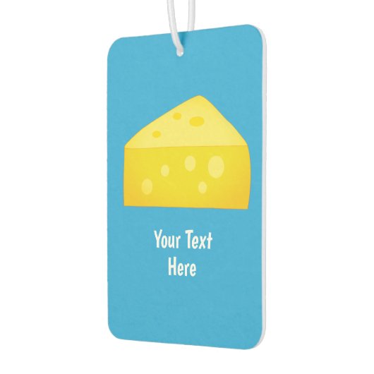 Chunk of Cheese - Geel en Blauw kaasthema Luchtverfrisser (Links)