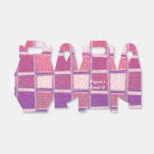 Chunky Chic Glitter Square Glamour Party Favor Box Bedankdoosjes (Uitgevouwen)