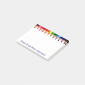 Chunky Colored Pencils Post-it Notes (Schuin)