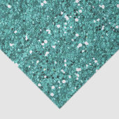 Chunky Confetti Glitter Sparkle Blauwgroen Blauw Tissuepapier (Detail)